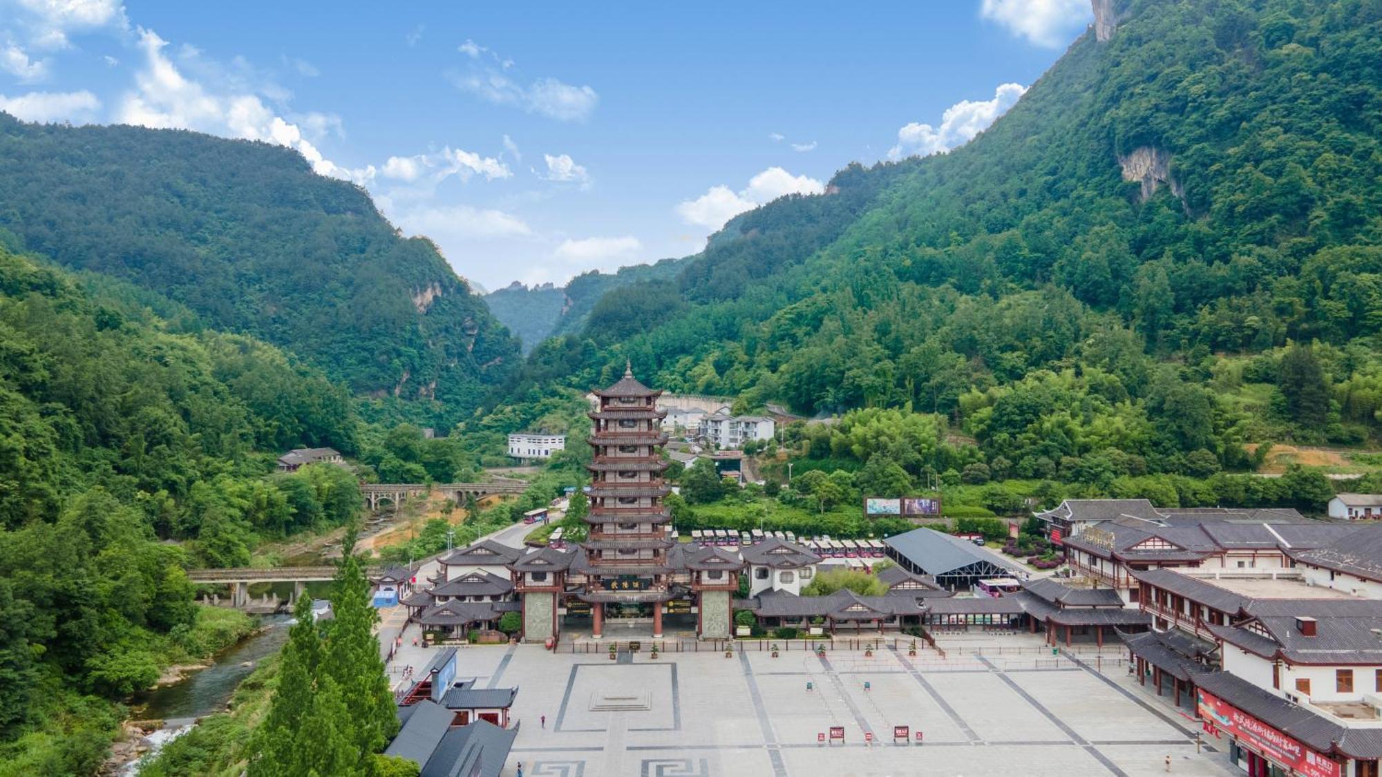 Mountain View Guesthouse Zhangjiajie Zewnętrze zdjęcie